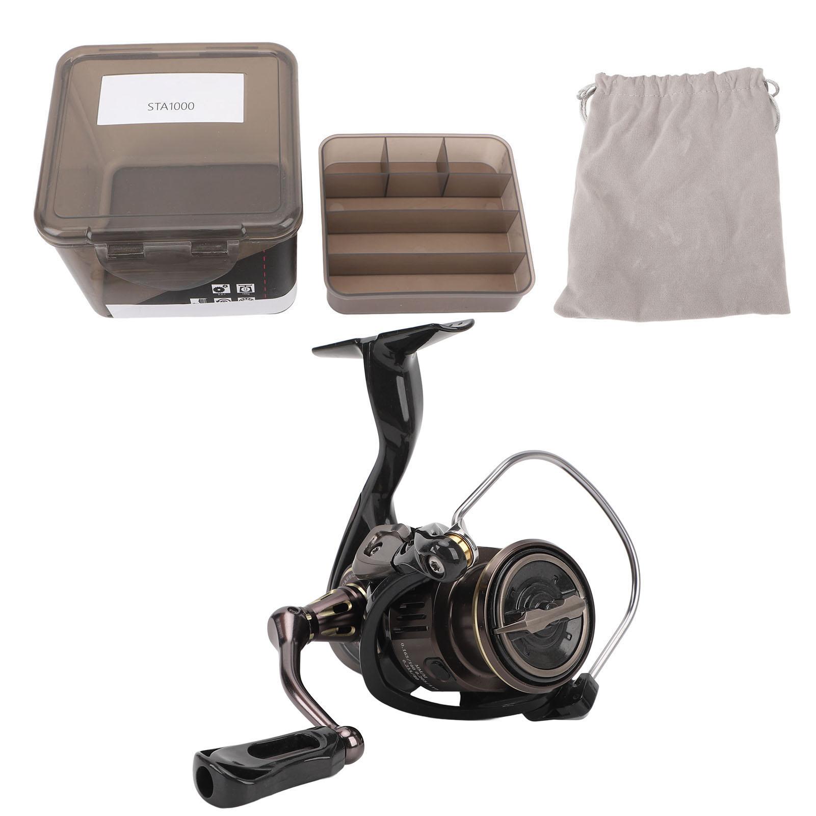 Fishing Reel Carbon Fiber Metal Rubber Long Cast Powerful Lightweight Smooth Spinning Reel for Saltwater Freshwater STA1000
