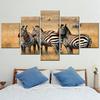 Modern Zebra Canvas Wall Art Animal Paintings for Interior Home Decor - Modular Room Decor Poster on Wall Decoration Picture