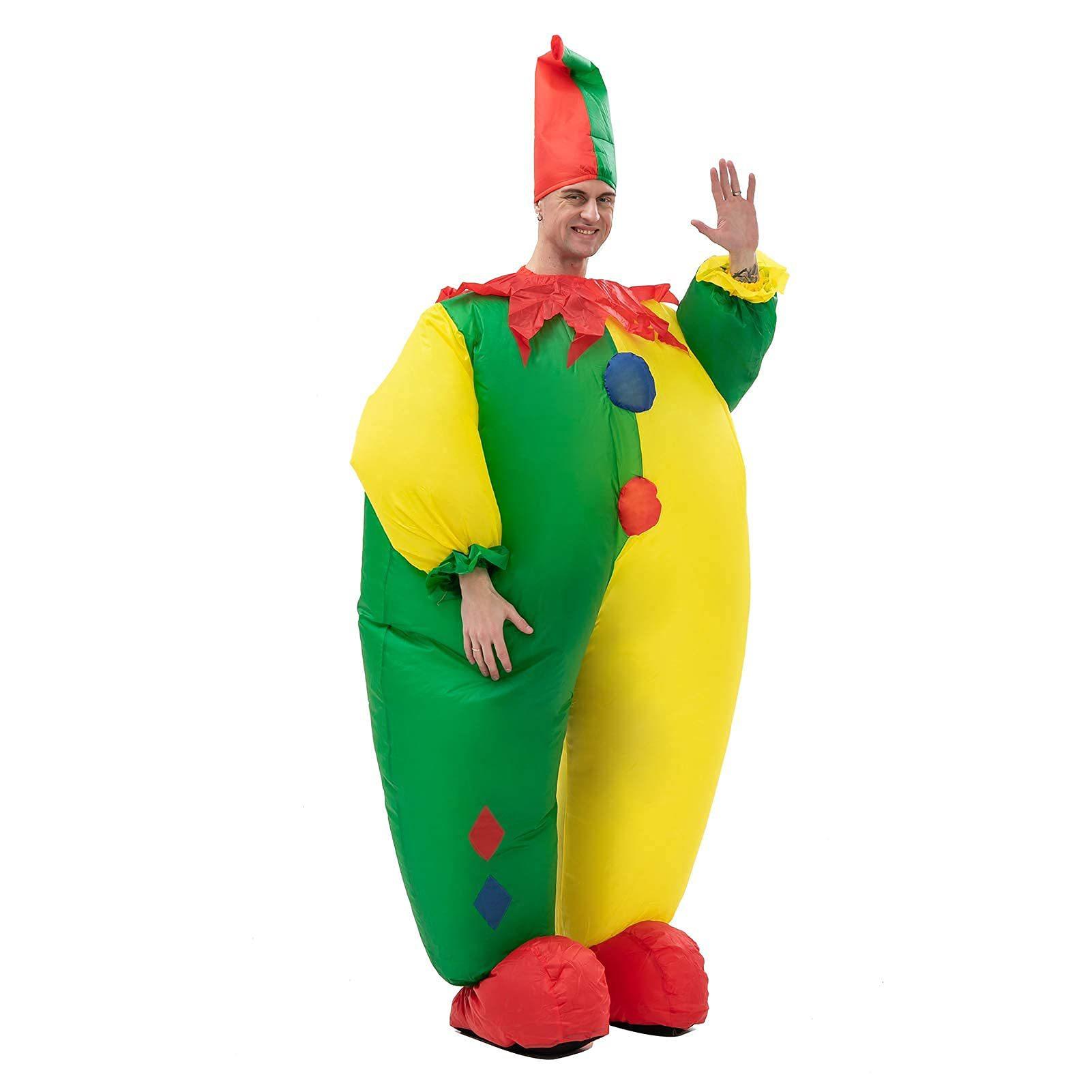

Halloween Carnival Party Clown Inflatable Costume Cos Circus Fun Onesie Stage Performance Prop Modeling One size fits all