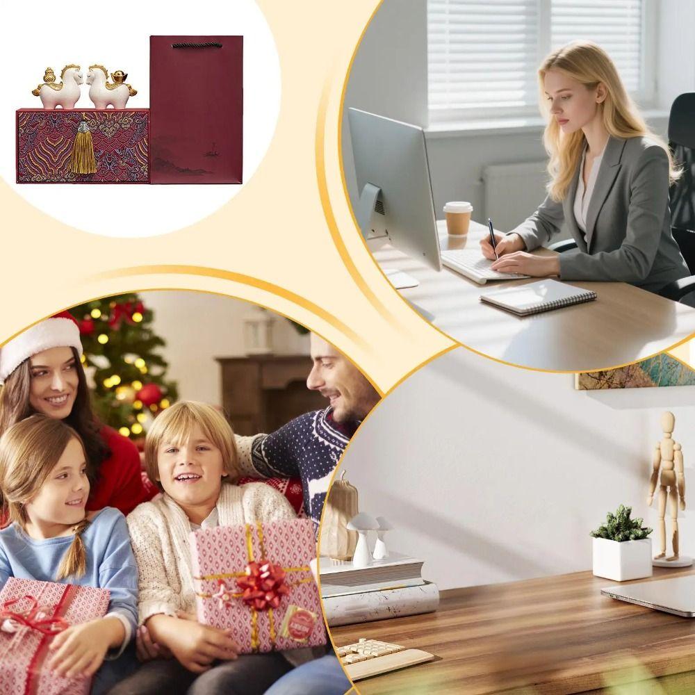 Horse Mascot Horse Miniature Resin Desktop Ornament Cute Horse Figurine  Office