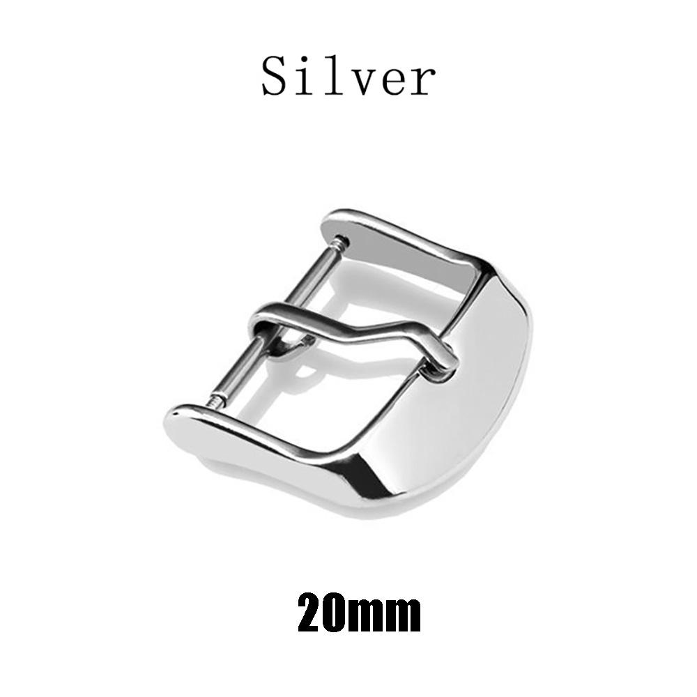 18 20 22mm Replaceable Solid Watch Strap Clasp Watchband Buckle Stainless Steel Watch Accessories