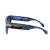 Versace  Ve 4464 545887 55mm Unisex Rectangle Sunglasses Havana Blue