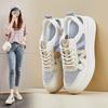 Summer women's shoes 2025 new hollow thin breathable board shoes versatile soft sole comfortable trend casual white shoes