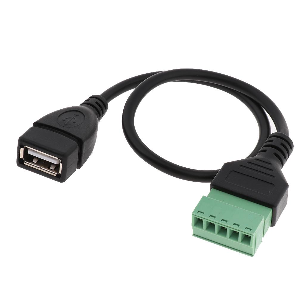 Buy USB 2.0 Female Solderless Plug for Computer TV Transmission ...