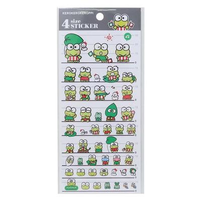 Kero Kero Keroppi [Sticker Sheet] 4 Size Stickers 4 SIZE STICKER Sanrio