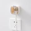 2Pcs 2-IN-1 Plug Dust Cover Self-adhesive Power Socket Organizer New Plug Holder