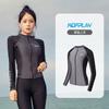 Unisex UV Protection Rash Guard Set Long Sleeve Top Pants Snorkeling Surfing Diving Swimming