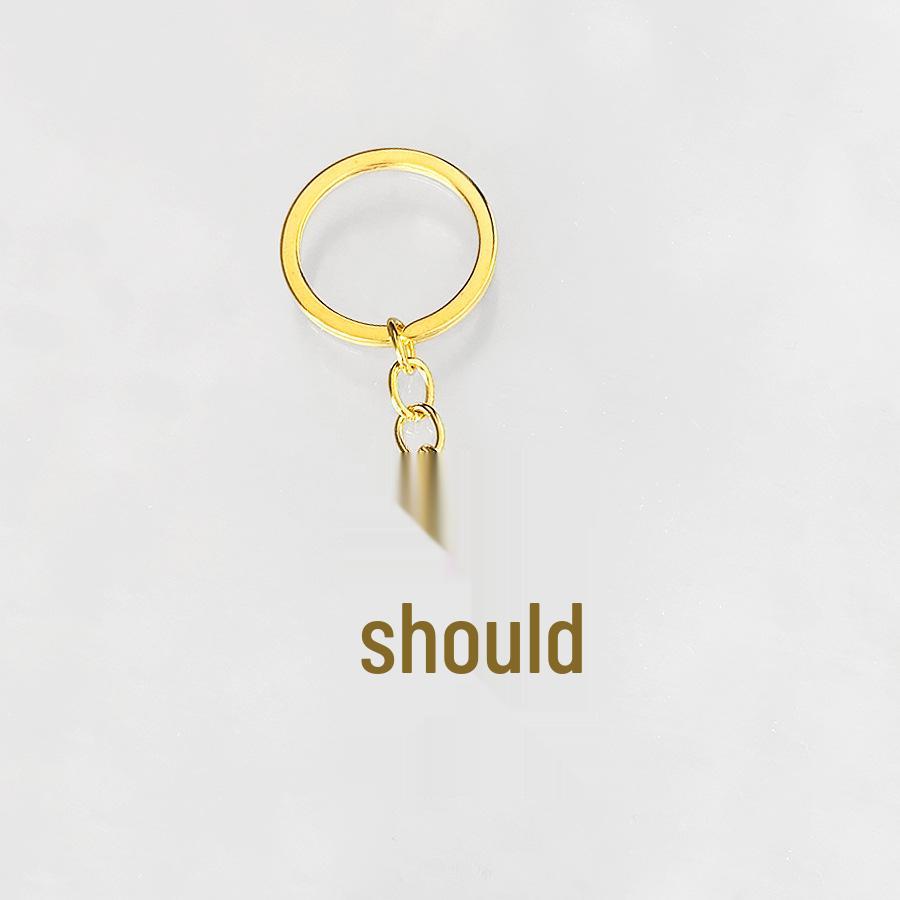 Creative Rhinestone Initials Metal Keychain – Korean Style Car Keyring Party Gift.