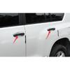 For Lexus GX460 2010-2022 Carbon Fiber Outside Smart Door Handle Cover Trim 8pcs