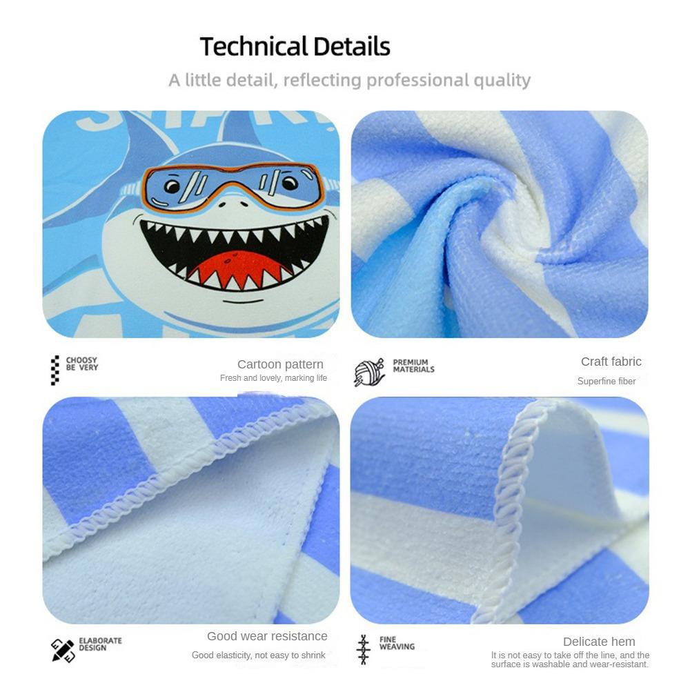 Newborn Baby Bath Towel Robe Kid Cloak Beach Towel Hooded Swim Cape Smock Shark Crocodile Boy Girl Poncho Infant Wrap Blanke