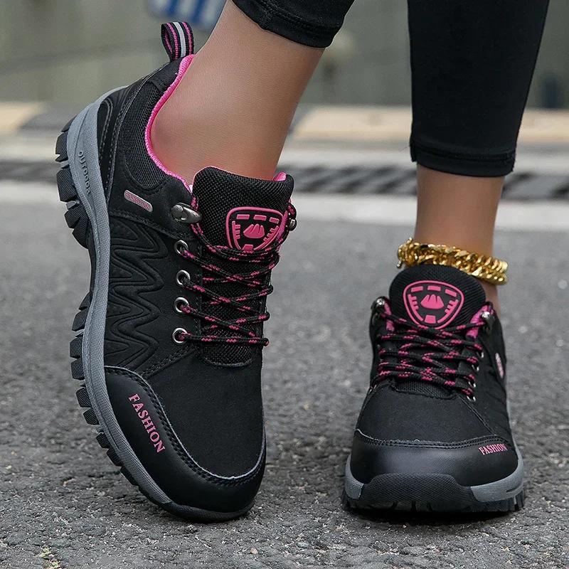 Scarpe da Alpinismo da Donna per Esterno Nuove Scarpe da Passeggio Antiscivolo Semplici e Comode Sport All'Ingrosso Turismo Scarpe da Corsa