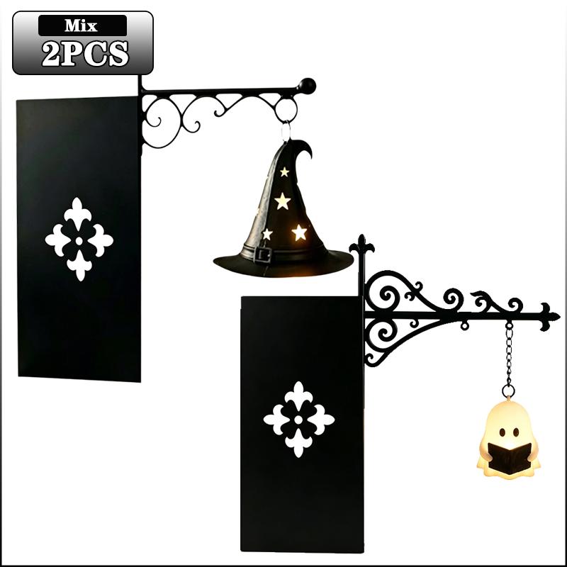 Xiaomi Halloween Library Lantern Mini Bookshelf Lamp Vintage Hanging Shelf Light Decorative Lantern Halloween Gift for Book Lovers