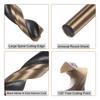 12pcs Jobber Drill Bits 1/2/3/4/5/6/7/8/9mm Titanium Coated HSS Split Point Twist Drill Bits for Stainless Steel Metal Wood