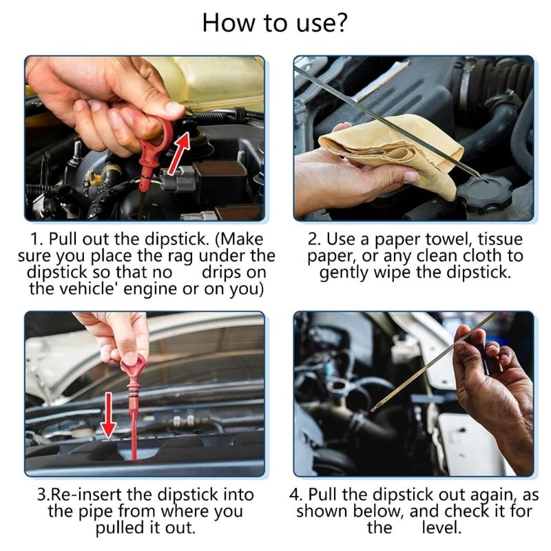 rusts Resistant Transmission Dipstick Versatile Transmission Oil Dipstick 917-327 Replacement Upgrades for Automotives 