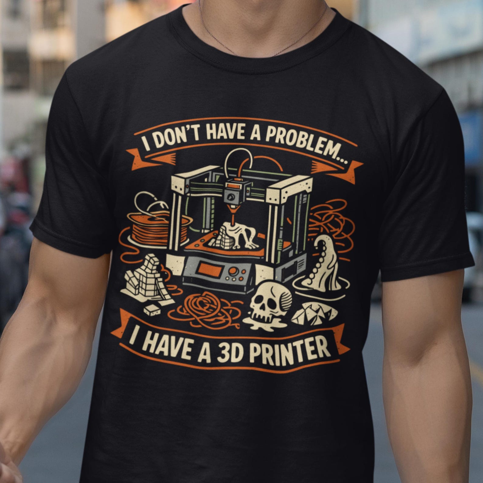 3D Printer Hobbyist T-Shirt, Maker Lifestyle Tee 3XL