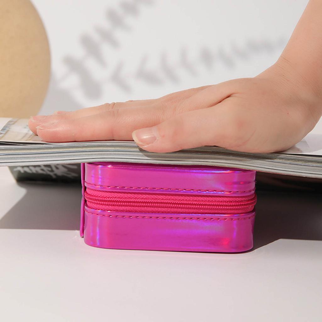Jewelry Box PU Leathers Small Portable Travel Organizer Display Storage Holder Boxes for Rings Earrings Necklacets Gift