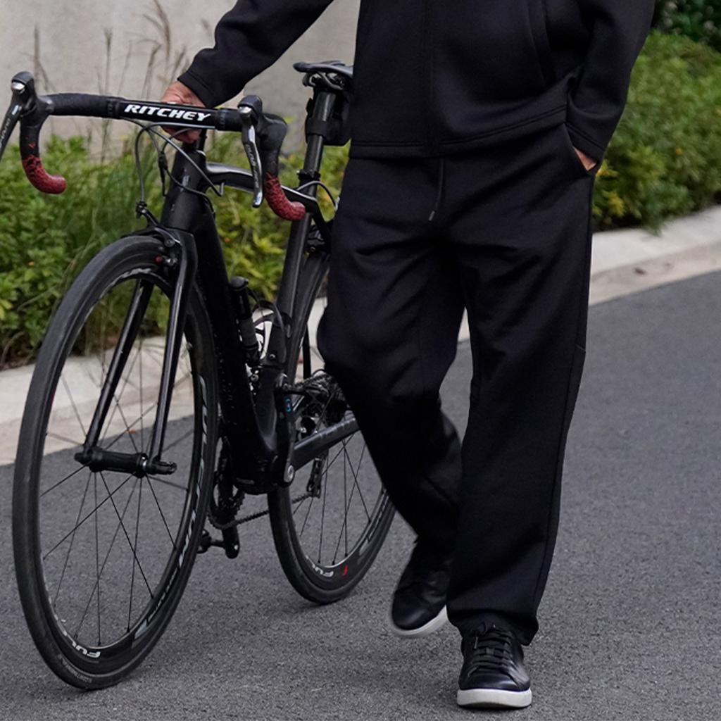 Under Armour Comfortable Elastic Cuffed Knit Sports Pants Men Bottoms Black 24600707-001