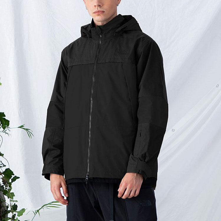 The North Face Urban Exploration Waterproof, Windproof, And Breathable Windbreaker Jacket Men's Black NF0A5JUF-JK3