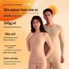 Women's Customized Autumn/Winter Cashmere Silk Antibacterial Heated Lyocell Warm Underwear Set