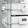 New Digital Password Limit Positioning Combination Lock Baby Safety Children Protection Sliding Closet Window Safety Fridge Lock