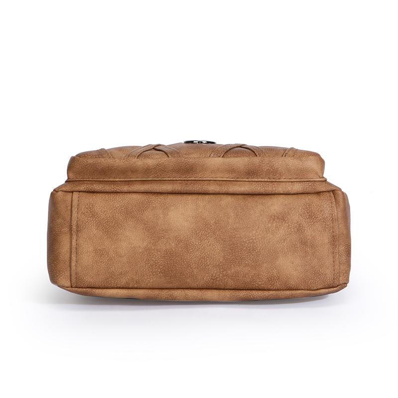 Umhängetasche Mehrfachfächer Weiches Leder Damentasche Muttertasche