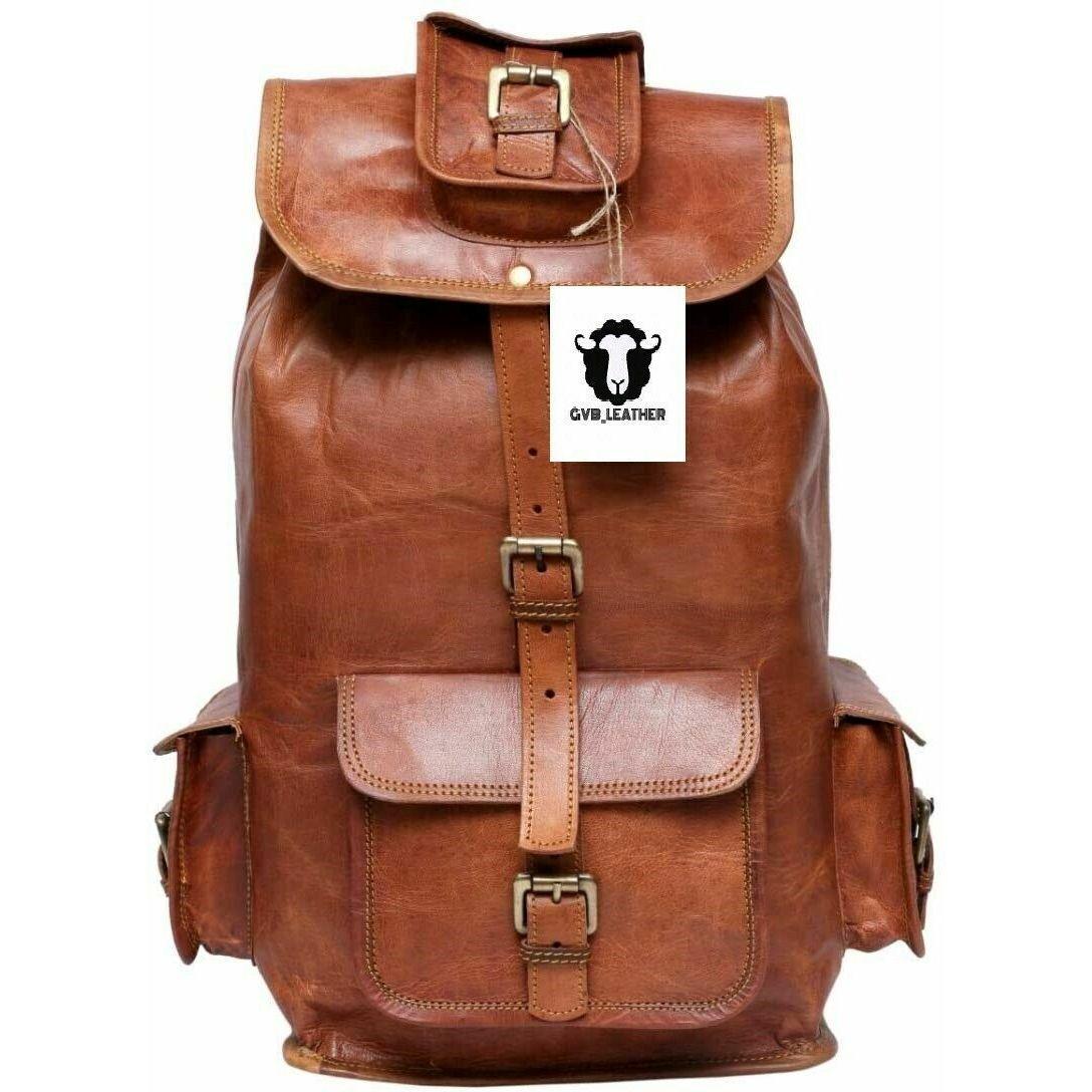 Кожаный рюкзак из козы — фото 6