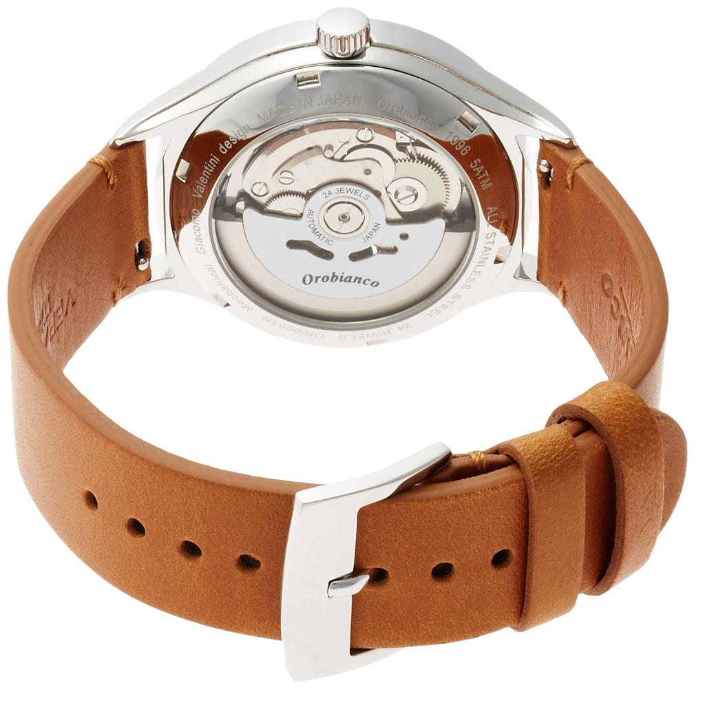 Orobianco Roturo Automatic Watch Officially Brown TIME-ORA OR-0064-9, Imported,