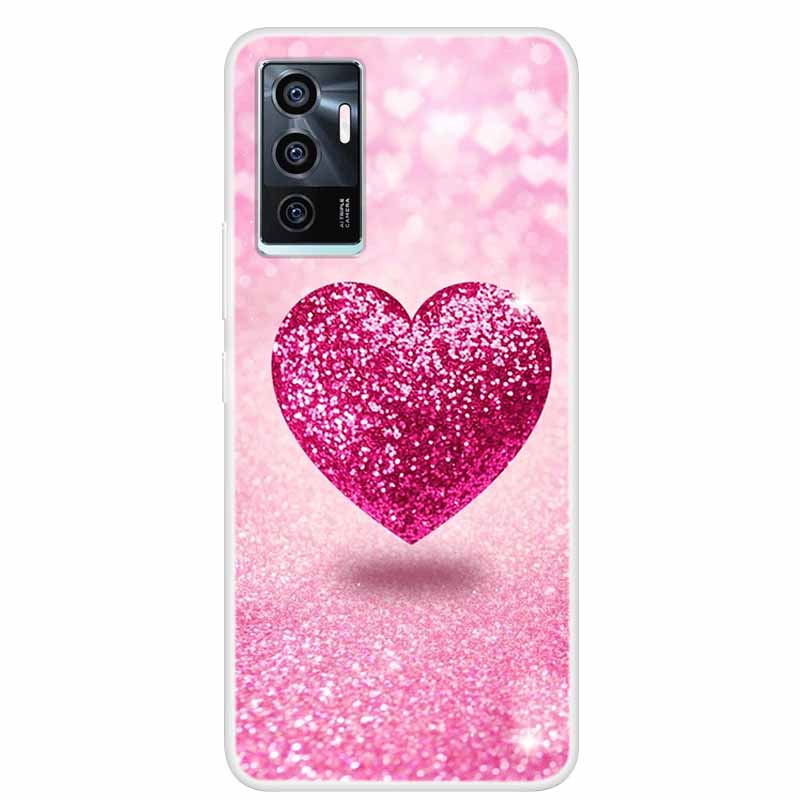 For vivo V23e V21E 5G 4G Cases Transparent Marble Soft TPU Silicone Back Covers for Vivo V21 5G Cases Clear Bumper for vivoV21