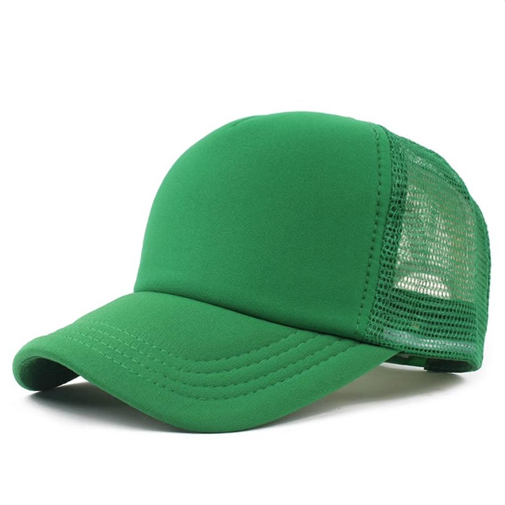 Sommer neuer Hut Herren einfarbig vielseitig atmungsaktive Mesh Baseballkappe Sonnenschutzkappe Damen