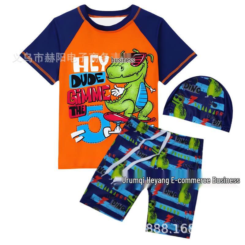 2025 Quick-Dry Cute Boys' Swimsuit: Small, Medium, Large Sizes