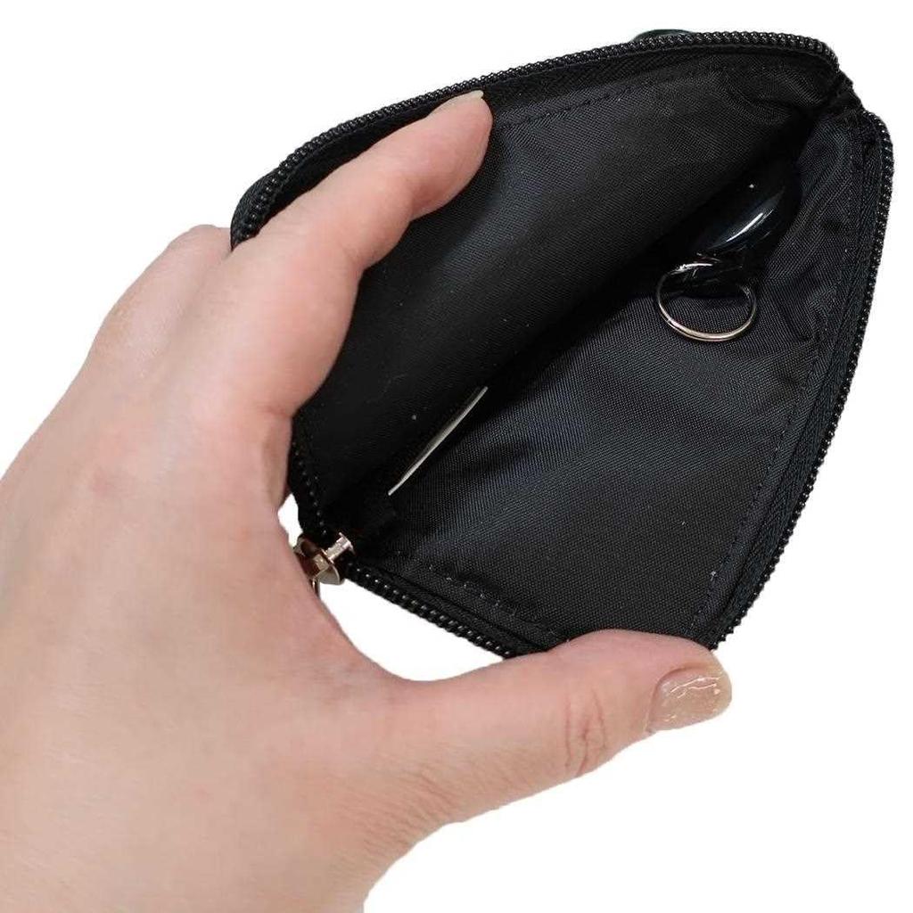 MARIMOCRAFTSNOOPY Joe Cool Monotone Key Pass Pouch x x D2cm Peanuts Key Pass Key Pass Key Reel (Front) H12.5 W7.5 (SPIK-453) - Pouch, Case, Women's &