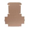 50pcs Kraft Paper Wrapping Box Multipurpose Household DIY Crafts Supplies for Festival Holiday Birthday Party Gift