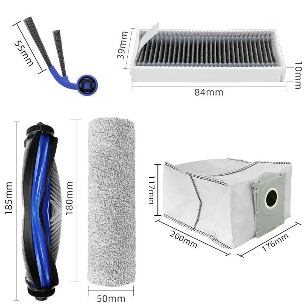 14 Pcs/set For ECOVACS For DEEBOT T80 For OMNI Main Brush Filter Mop Cloth Robot Vacuum Cleaner Accessories Spare To Replace