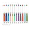 PATIKIL 4 Colors Beadable Pens, 12 Pack Retractable Pens with 1.0mm Point for DIY Crafts, Party Decorations, Journaling, Homework, Birthdays,