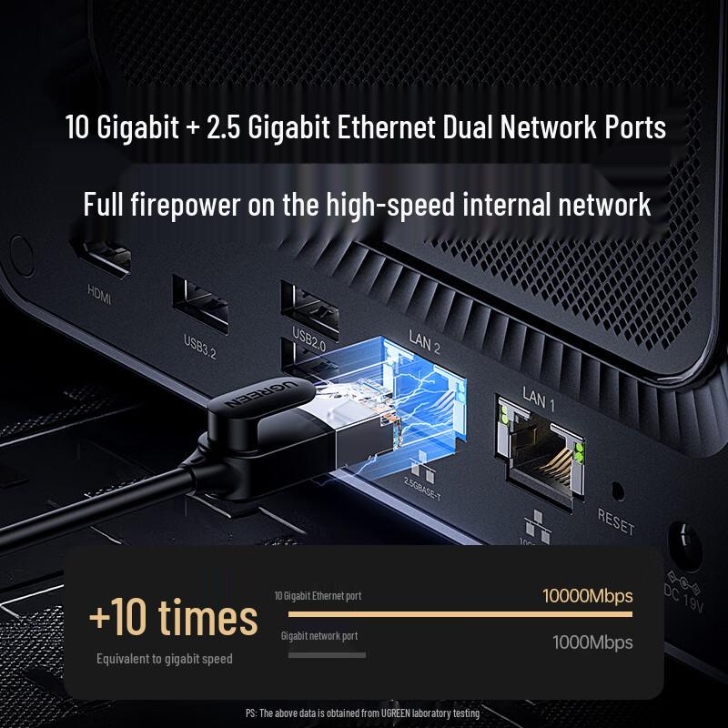 Ugreen DXP4800 Pro 4-Bay 10 Gigabit AI Personal Cloud NAS
