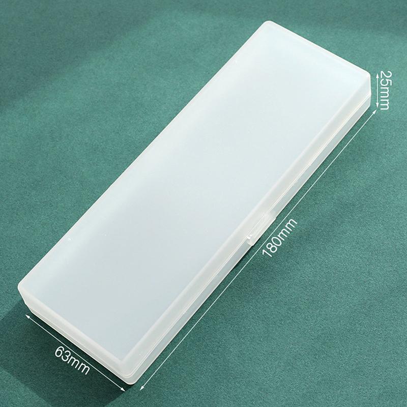 Pencil Cases Pens Storage School Office Simple Storage Organizer Plastic Creative Pencil Box Student Stationery Supplies