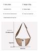 Urban Minimalist Women's Nylon Crossbody Dumpling Bag