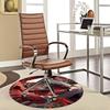 1pc Anime Cartoon Design FERG Ergo Art Round Carpet for Office Chair Mat, Non-Slip Rug Suitable for Home Decor, Living Room