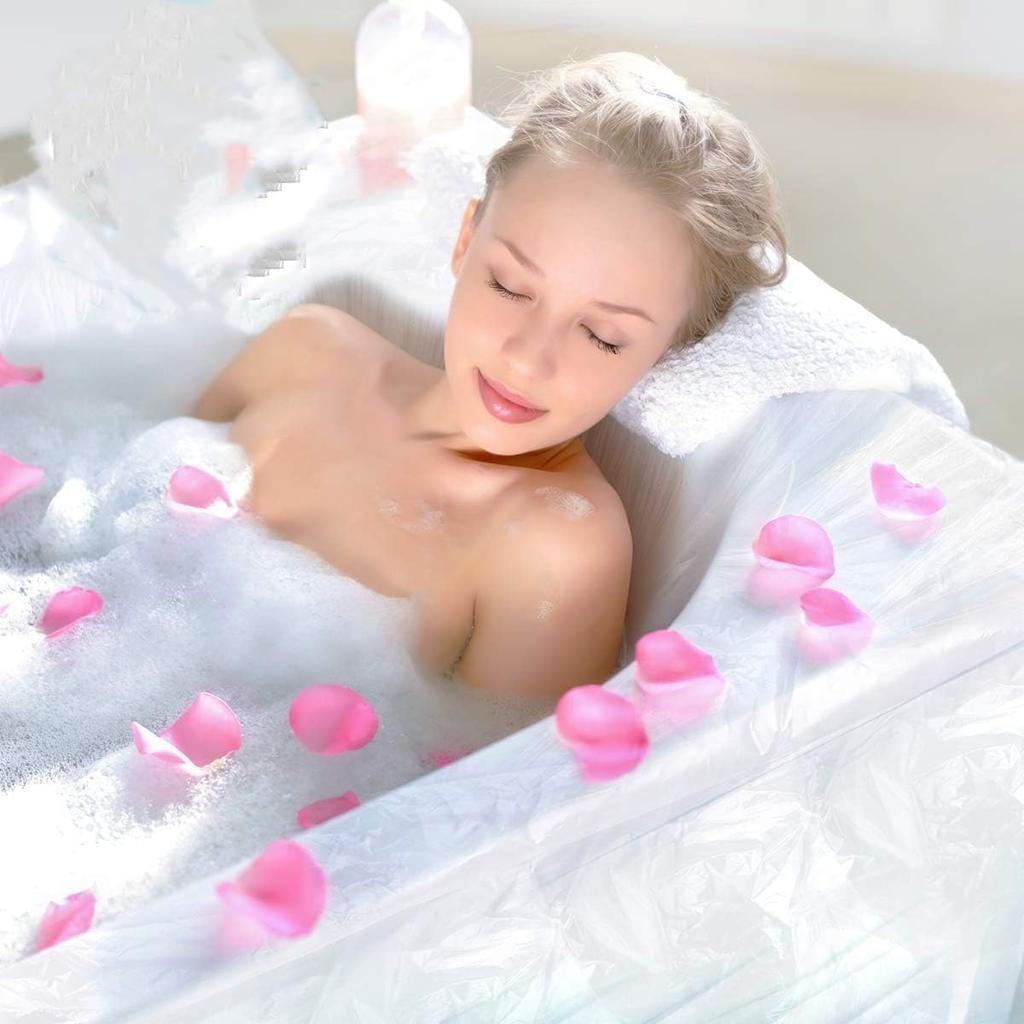 Large Disposable Bathtub Covers for and Homes x Sheets Salons, Hotels, (5.2m 1.2m) 1/10 (10)
