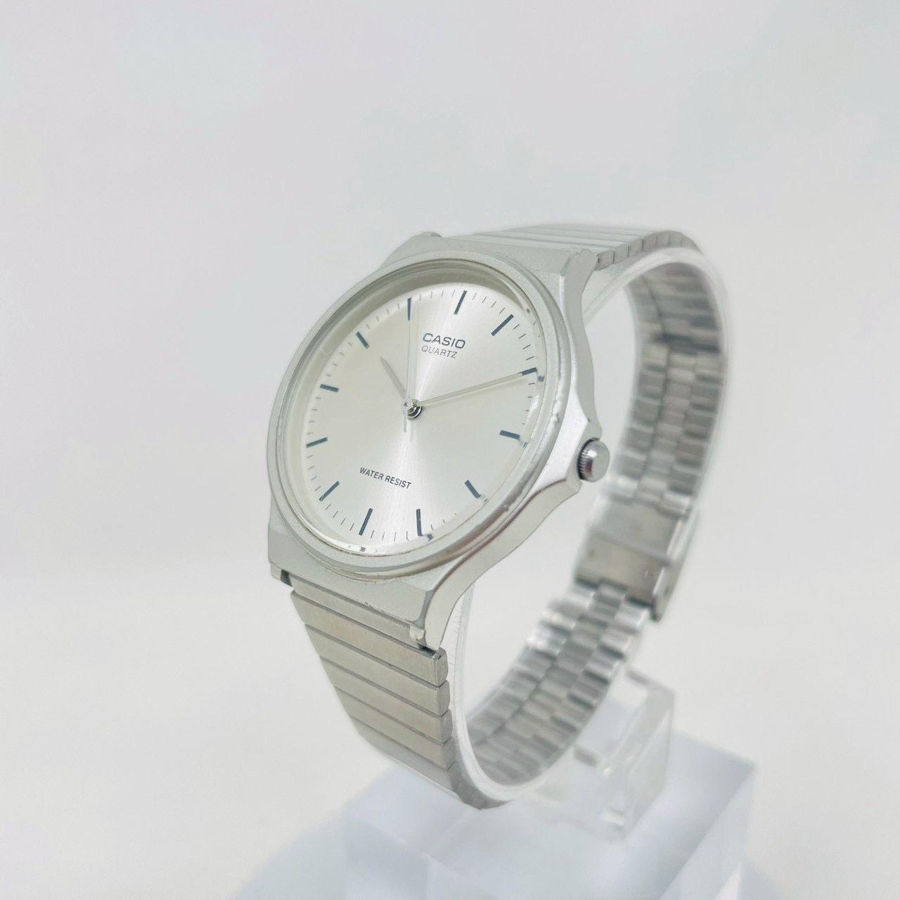 Used [Free Shipping] Standard Series CASIO MQ-24 Quartz Watch Silver Working Item Analog Men s Women s Casio