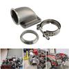 Steel Cast For T3 T4 Turbo 2.5" Vband Elbow Adapter With 90 Degree Angle Clamps Included