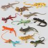 12pcs SimulationMini Lizard Toys for KidsRealistic Lizards & Plastic Reptile Animal Toy Figure Set for Themed Birthday
