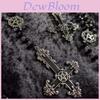 Geometric Star Cross Pendant Necklace With Alloy Chain For Men And Women