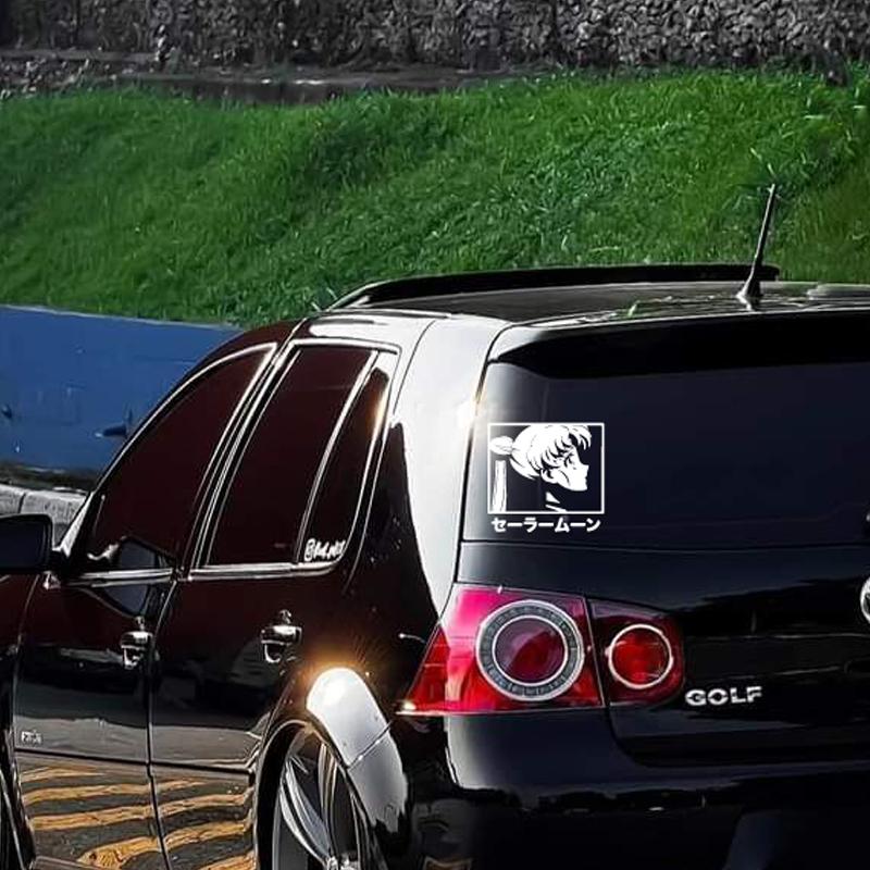 Moon Sailor anime decal,creative&fashion decal with high quality for car windows,good for female driver,For a Unique look!
