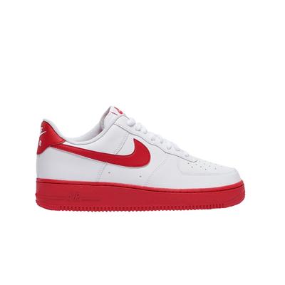 Air Force 1 Low Weiß Rote Mittelsohle
