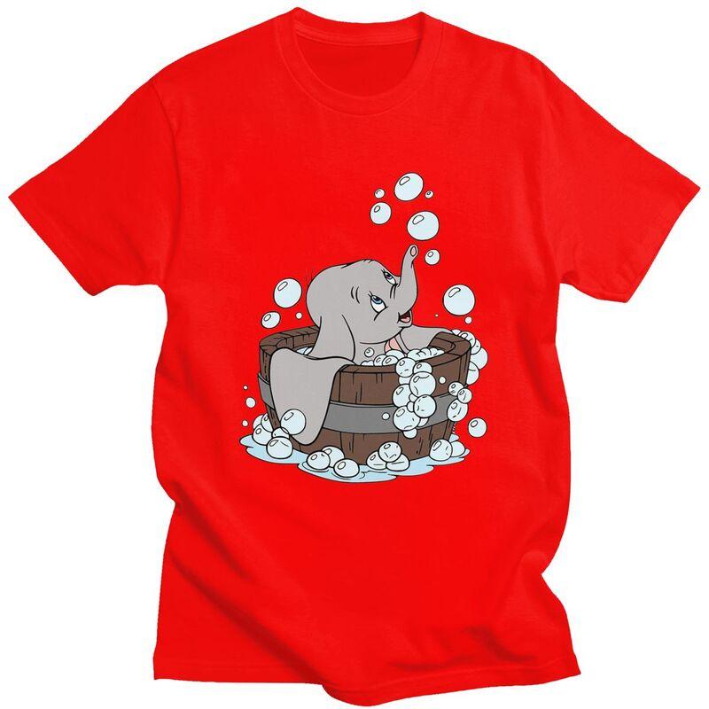 

Custom Mens Dumbo Soak T Shirt Short Sleeve Cotton Tshirts Fashion T-shirt Casual Anime Tee Slim Fit Clothing S