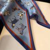 Luxry Horse Design Women Scarf Silk Scarf Handbag Handle Wrap Bag Ribbon Scarf Women Girls Head Hair Wrist Ribbon Scarf