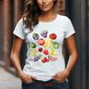23 Cute Strawberry T Shirt Unisexs Triblend Summer Harvest Cottageco Vintage Stretched Versatile Comfortable Homme