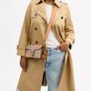 Coach Gato 26 Forma C Broche Correa de Hombro Extraíble Cuero Gamuza y Piel de Vaca Bolso Mediano Bolso de Mano para Mujer CCX14-B4F98