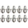 Premium Stainless Steel Grease Fitting  Straight Hydraulic Design  M10 X 1mm Thread  10 Pack For Easy Installation